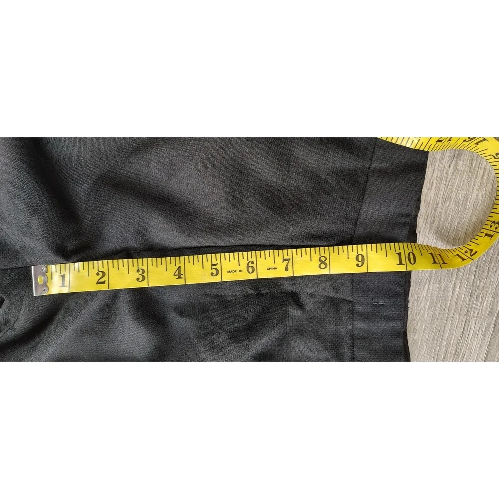 JOS. A.‎ Bank 1905 Custom Made Wool Blend Dress Pants 32R Black Flat Front